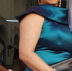 Stunning Green Vince CAMUTO  Gown. Worn once.